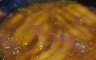 Receta de Bananos flambeados